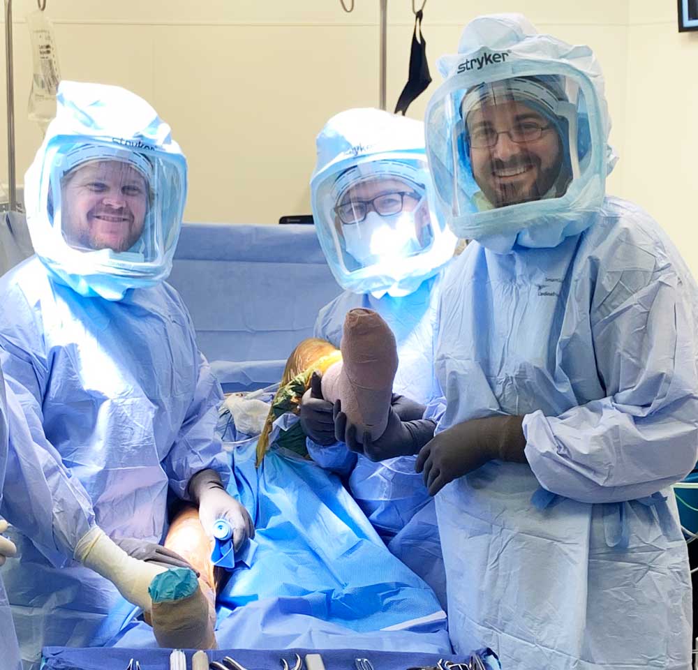Dr. Brigati in Operating Room